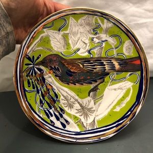 Anthropology hand painted plate.  Never used.